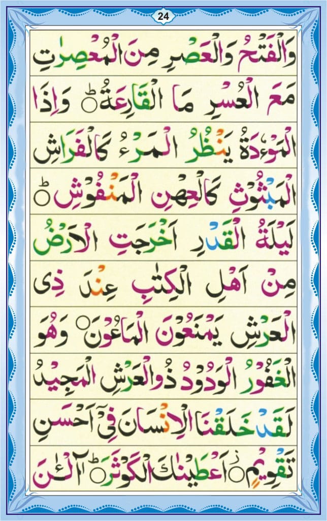 Noorani Qaidah In English Page Number 24, 